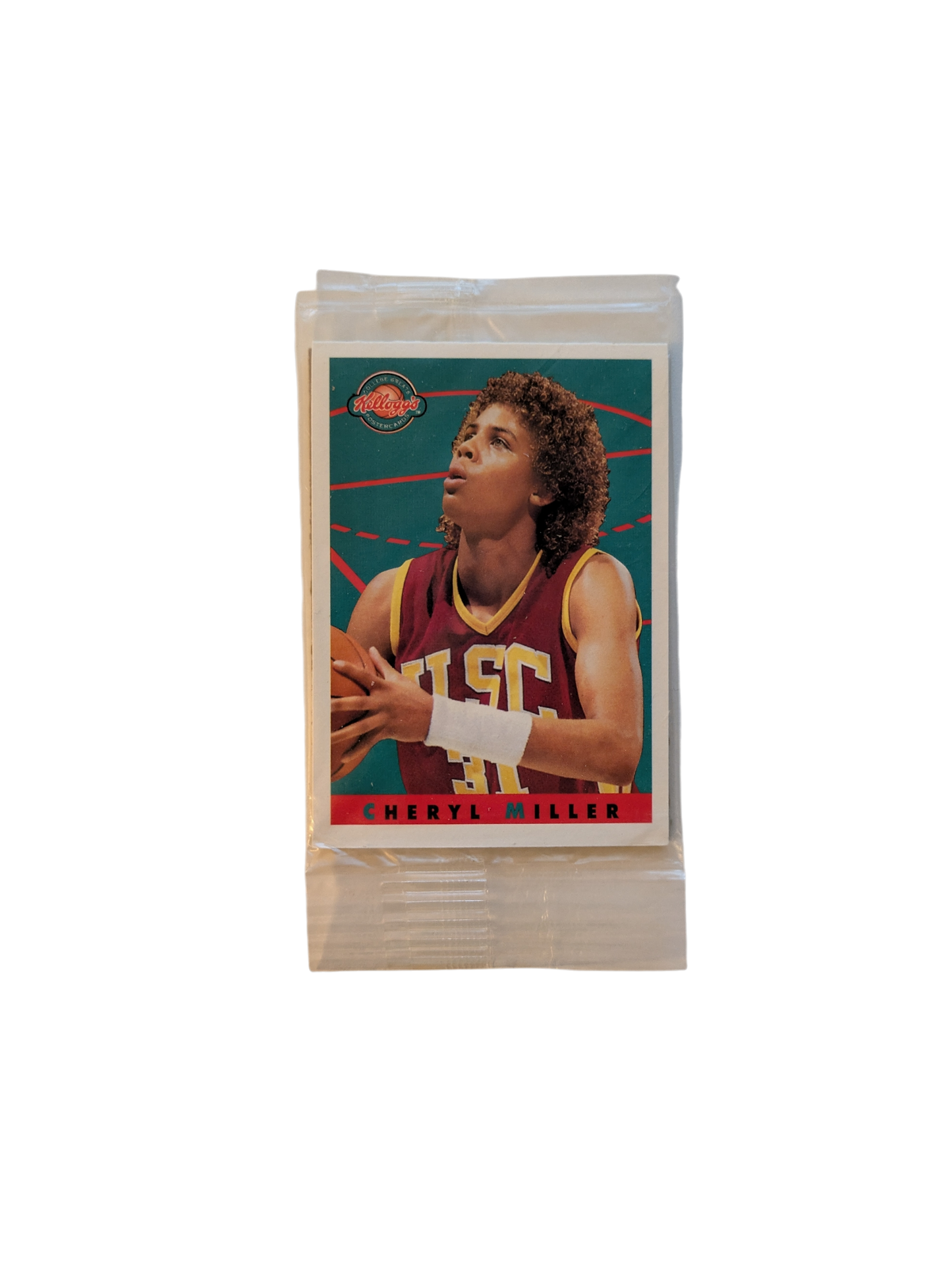 1993 Star Pics Kellogg's College Greats Poster Card Cheryl Miller Cover Pack
