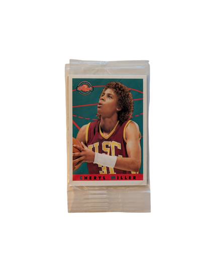 1993 Star Pics Kellogg's College Greats Poster Card Cheryl Miller Cover Pack