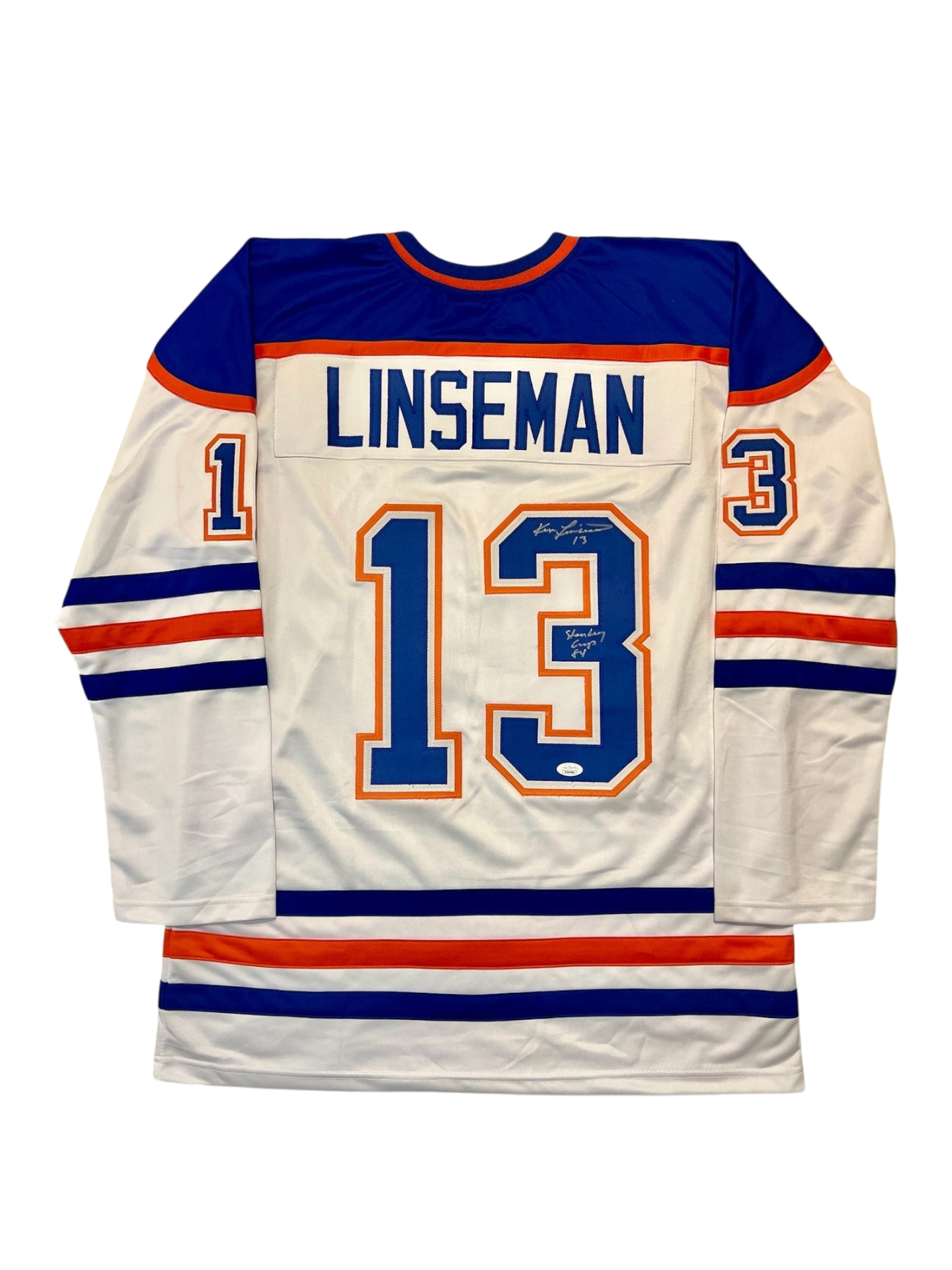 Edmonton Oilers Ken Linseman NHL signed Jersey