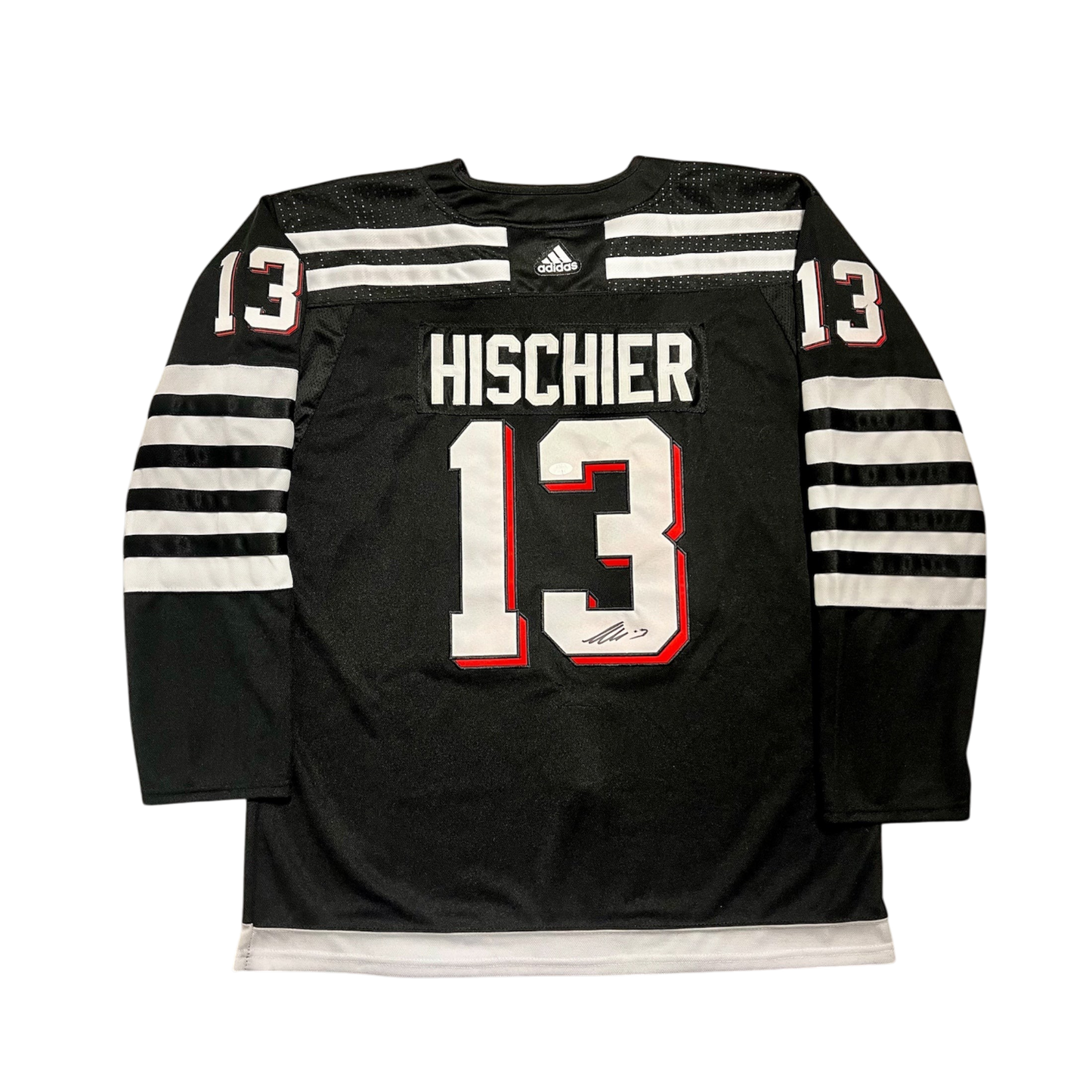 New Jersey Devils Nico Hischier NHL signed Jersey