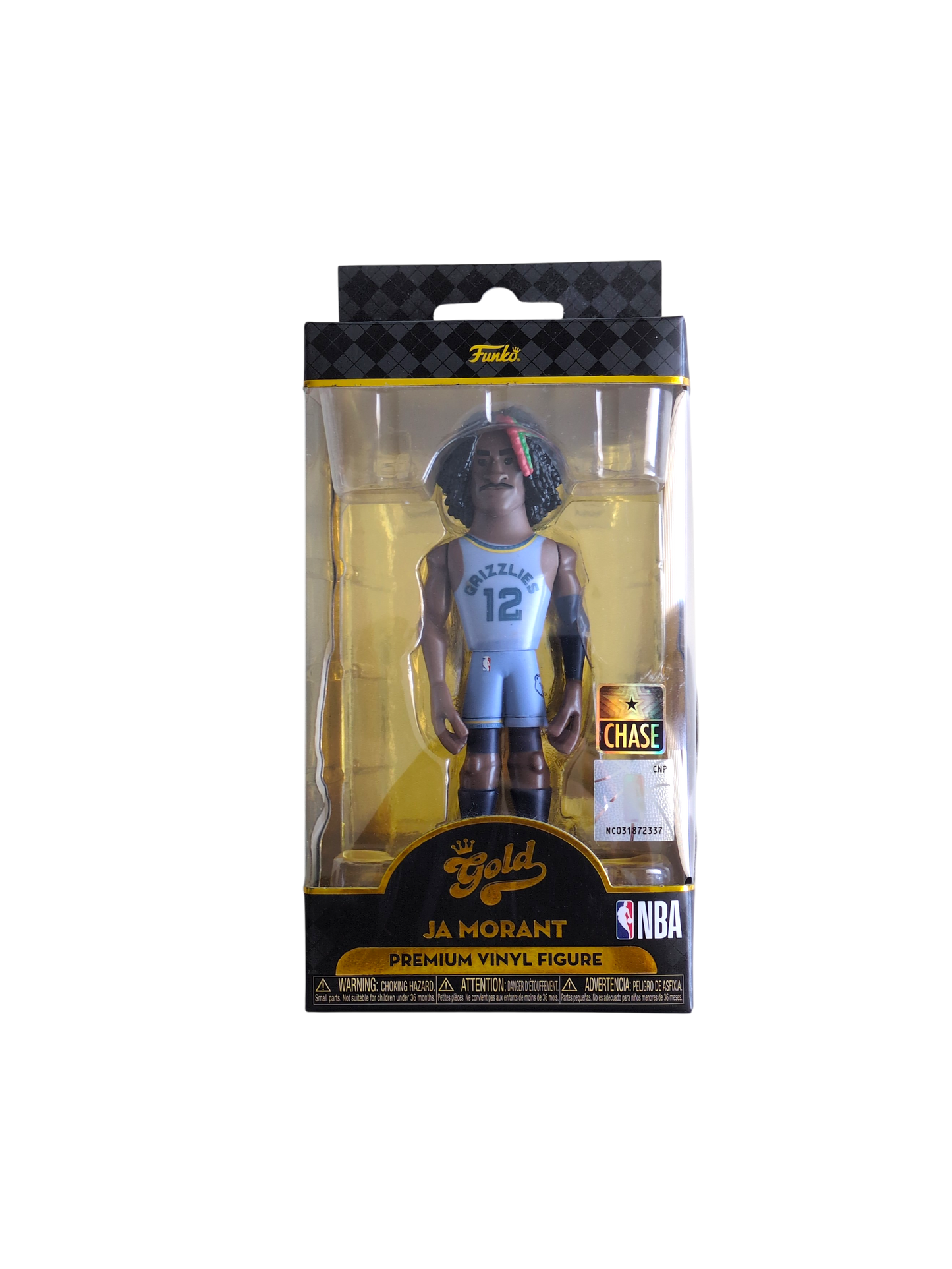 Hasbro NBA Ja Morant Starting Lineup Series 1 Light Blue Chase Action Figure