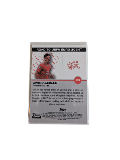2024 Topps Switzerland National Debut Ardon Jashari 19/50 Card