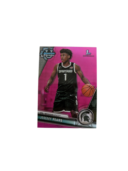 2024 Topps Bowman U Chrome Jeremy Fears Junior #56 Purple Card