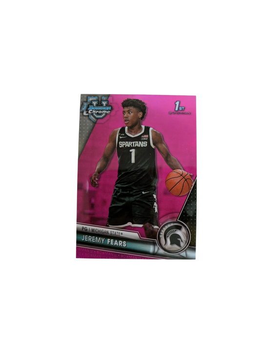 2024 Topps Bowman U Chrome Jeremy Fears Junior #56 Purple Card