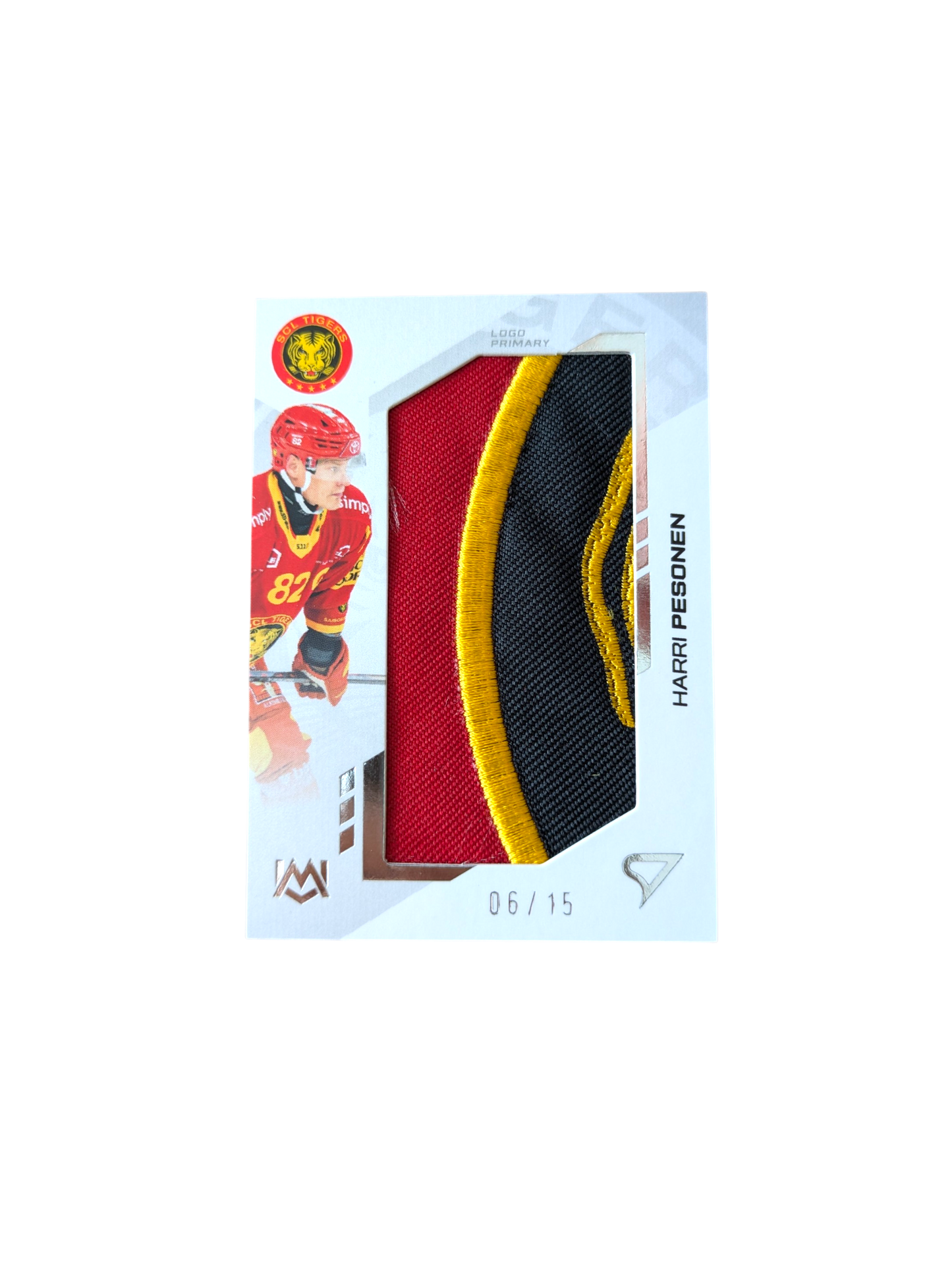 2024 SportZoo National League Langnau Tigers Harri Pesonen Logo Patch 06/15 card