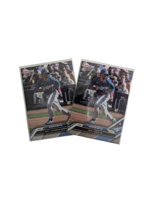 2024 Topps Now Los Angeles Dodgers Mookie Betts EN/JP Card
