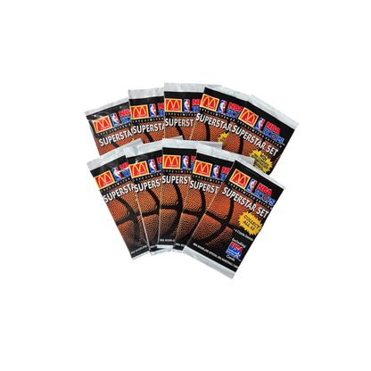1992 NBA Hoops McDonald's Superstar Set 10 x Packs Bundle