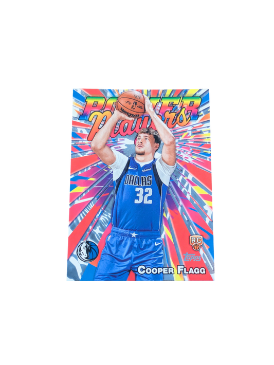 2025 Topps Dallas Mavericks Cooper Flagg Power Players Rookie card