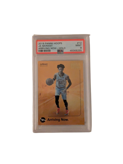 2019 Panini Hoops Ja Morant Arriving Now Holo #12 PSA 9 Card