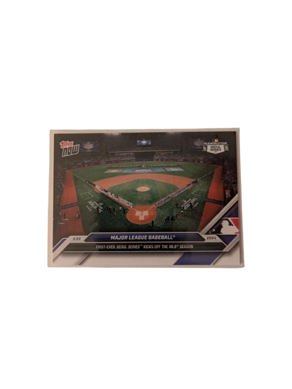 2024 Topps Now Los Angeles Dodgers MLB World Tour Seoul Series Card
