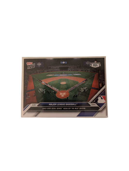 2024 Topps Now Los Angeles Dodgers MLB World Tour Seoul Series Card