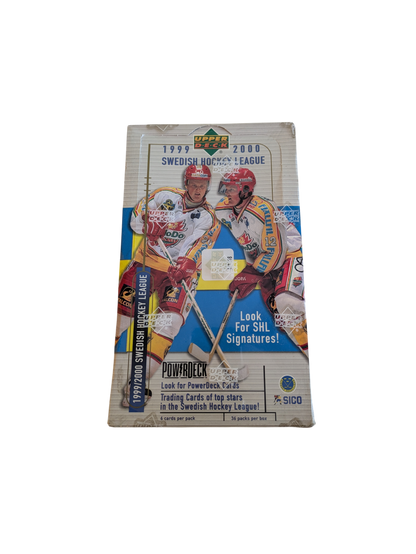 1999 Upper Deck Choice Swedish Hockey League SHL Hobby Box