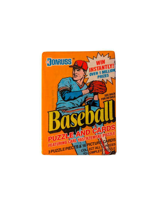 1990 Donruss MLB Baseball Puzzle & Cards Pack