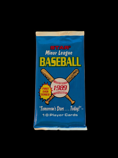 1989 Star Minor League Baseball Series 1 Player Cards Pack