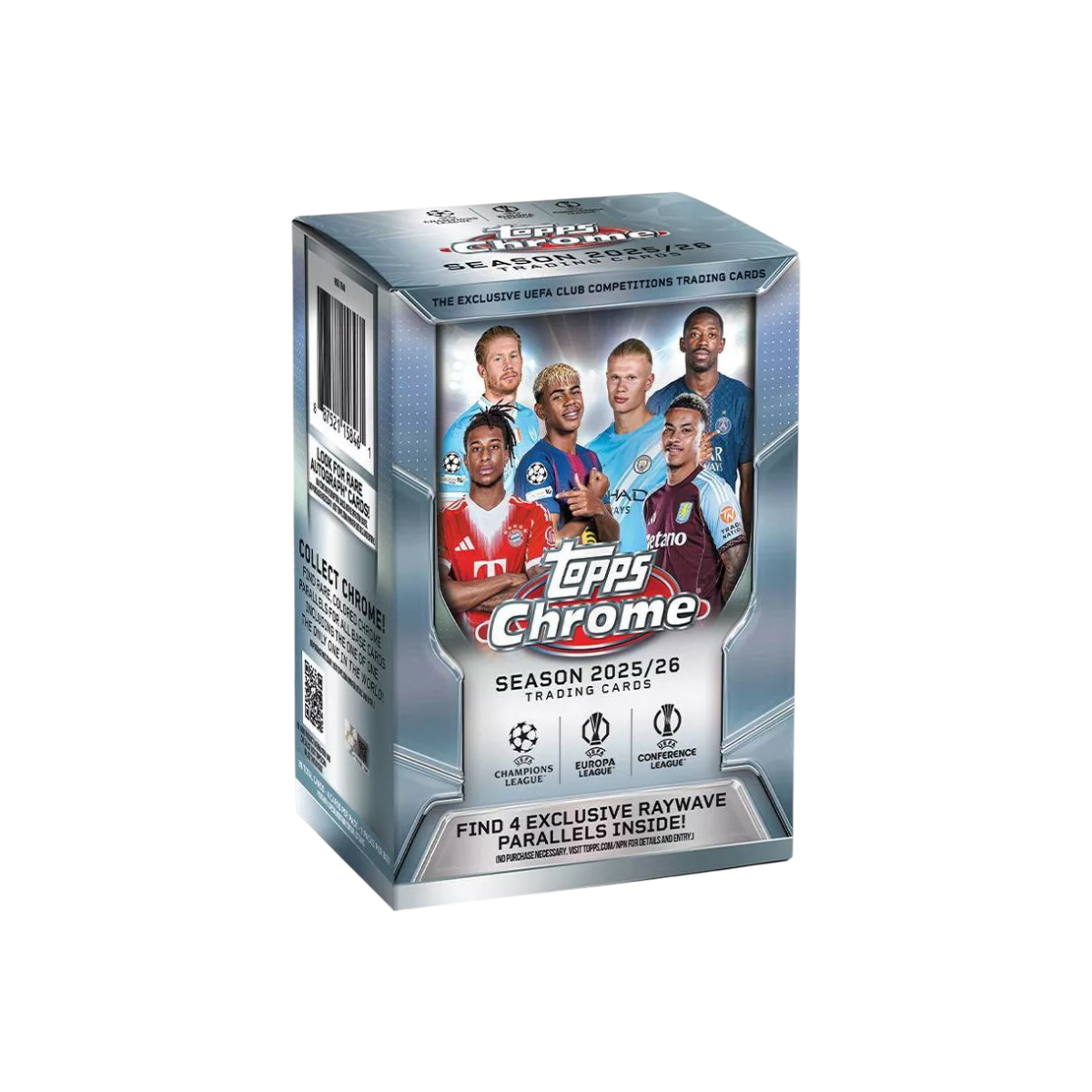 2025-26 Topps UEFA Chrome Soccer Trading Card Value Box