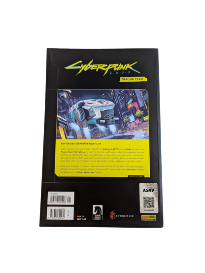 Comic Book DE Cyberpunk 2077 - Trauma Team signed by Kaja Chan