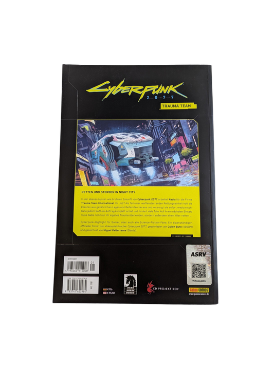 Comic Book DE Cyberpunk 2077 - Trauma Team signed by Kaja Chan