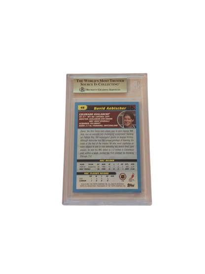 2001 Topps Colorado Avalanche David Aebischer #46 Beckett card