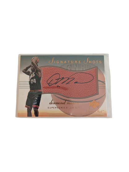 2001 Upper Deck Sweet Shots Seattle Super Sonics Desmond Mason Auto Card
