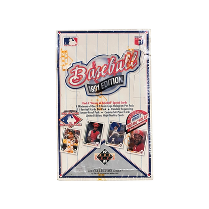 1991 Upper Deck MLB Baseball Collector's Choice Hobby Box