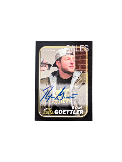 2022 Steel City Rookie of the Year ROY Ryan Goettler Auto card