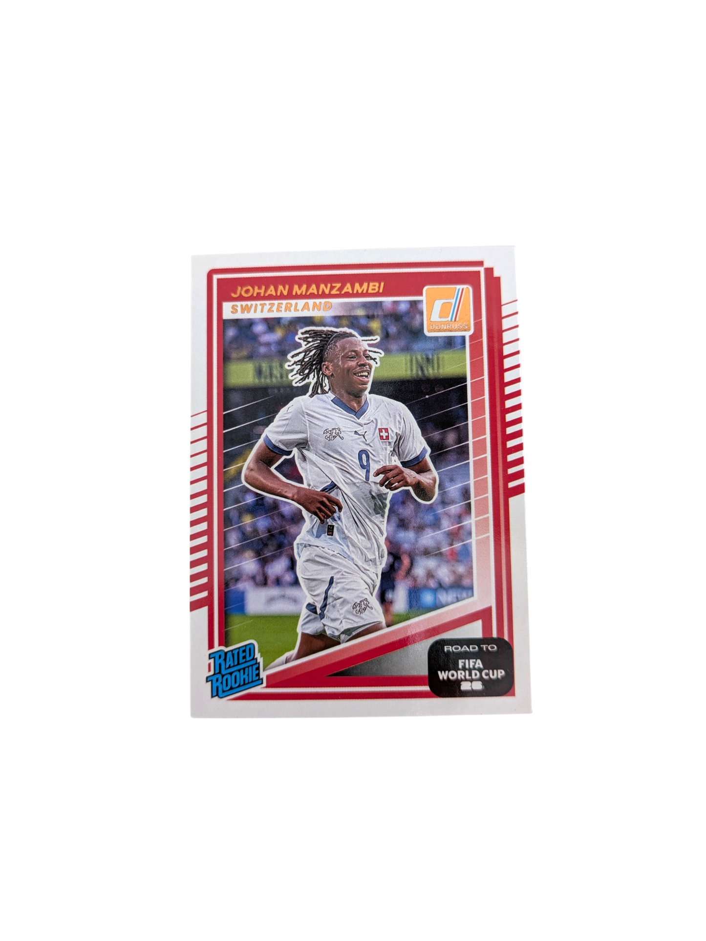 2025-26 Panini Donruss Road to World Cup Switzerland Johan Manzambi #250 Rookie card