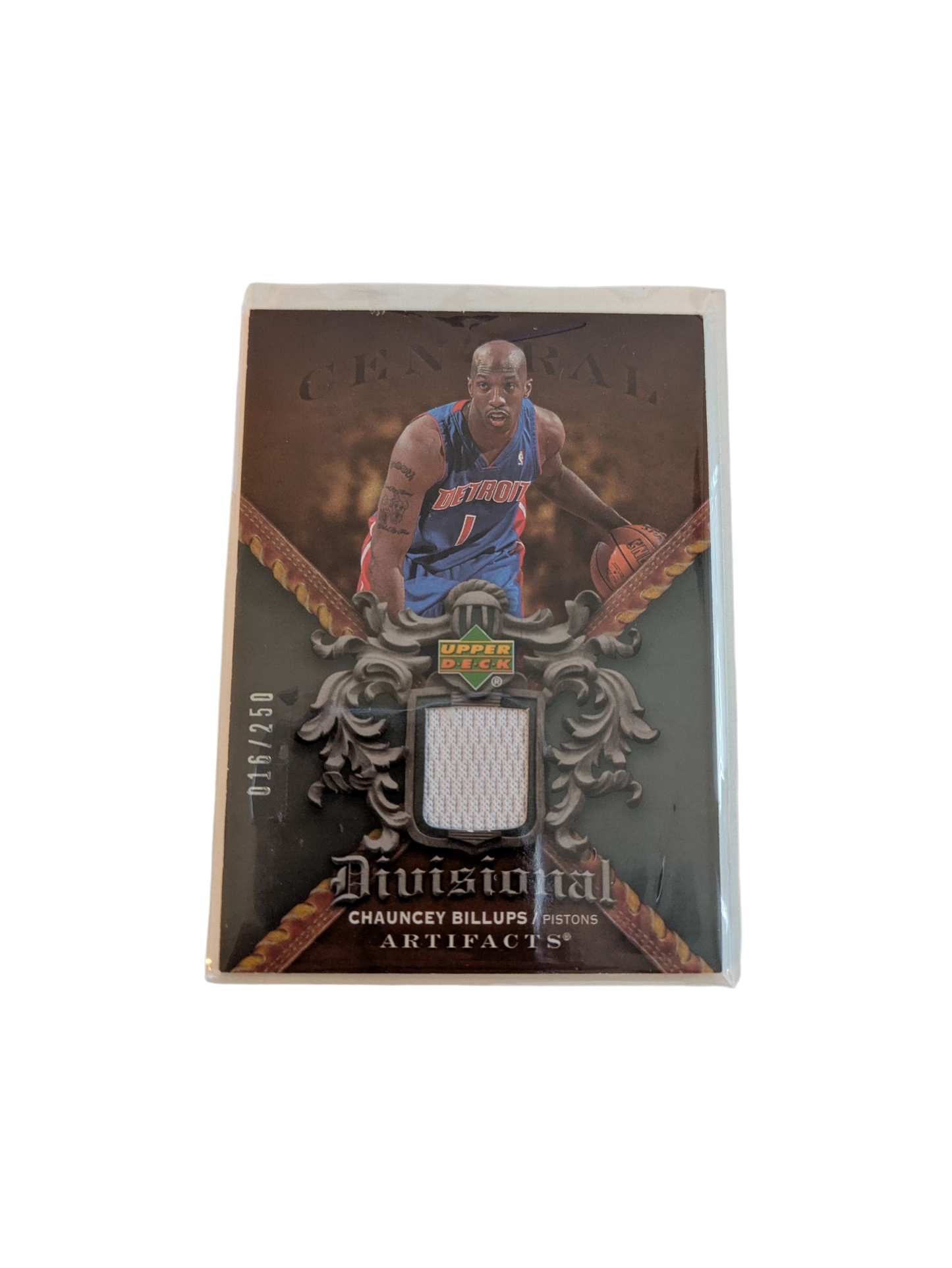 2007 Upper Deck Artifacts Detroit Pistons Chauncey Billups Patch Card