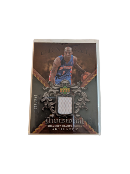 2007 Upper Deck Artifacts Detroit Pistons Chauncey Billups Patch Card