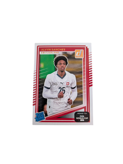2025-26 Panini Donruss Road to World Cup Switzerland Alvyn Sanches #247 Rookie card