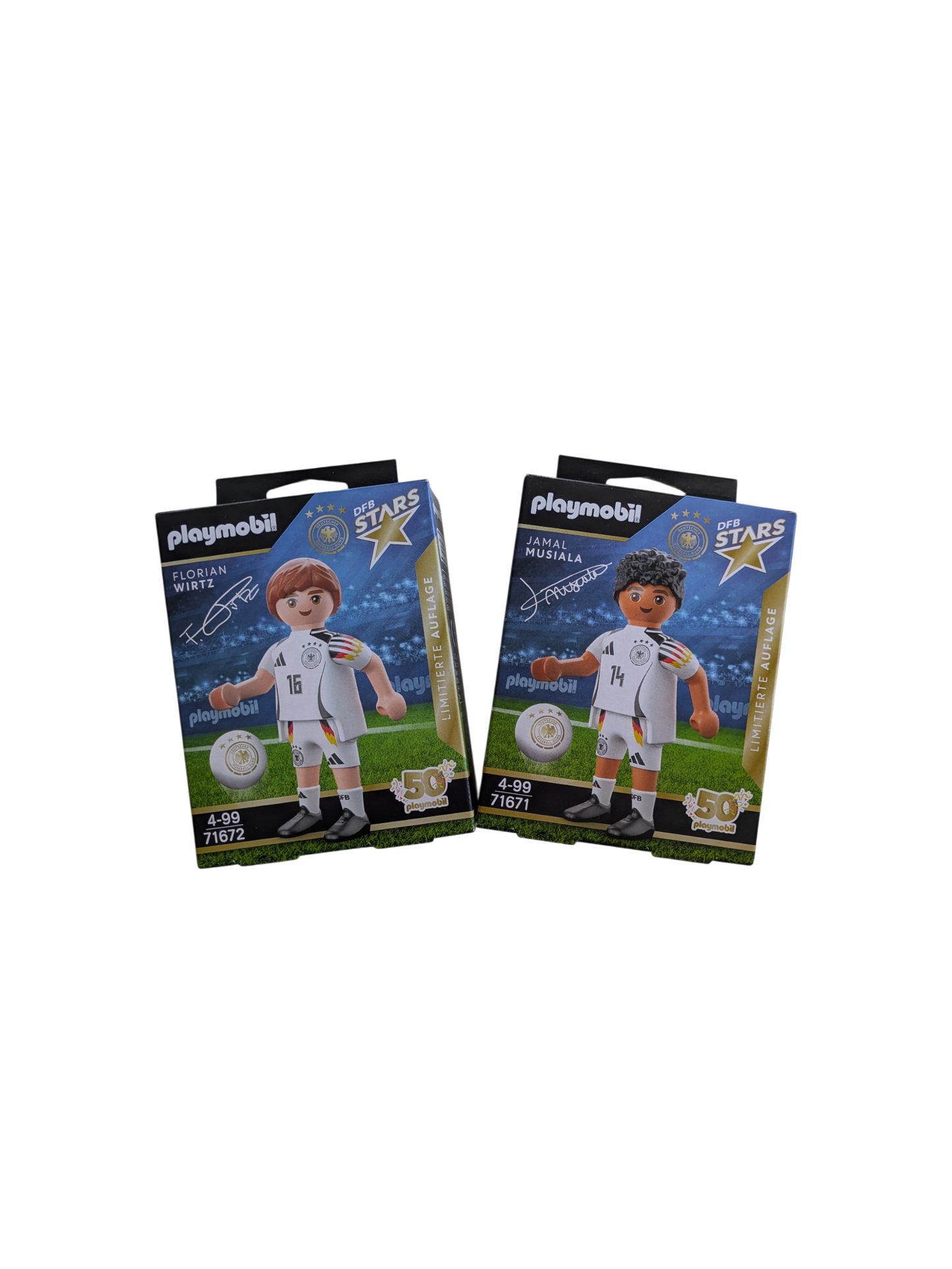 Playmobil DFB Stars Football Florian Wirtz & Jamal Musiala Action Figure Bundle