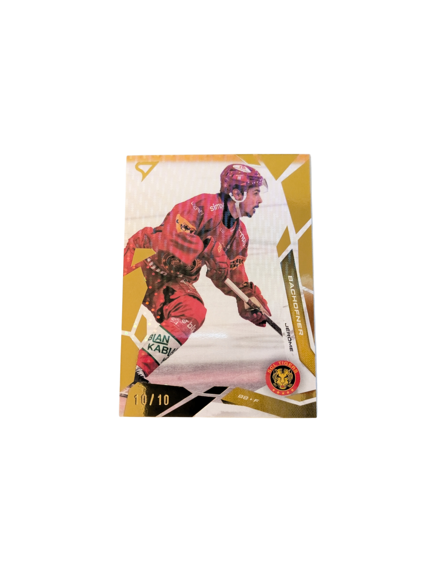 2026 SportZoo National League Langnau Jérôme Bachofner Gold 10/10 card