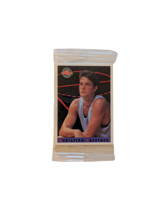 1993 Star Pics Kellogg's College Greats Poster Card Christian Laettner Cover Pack