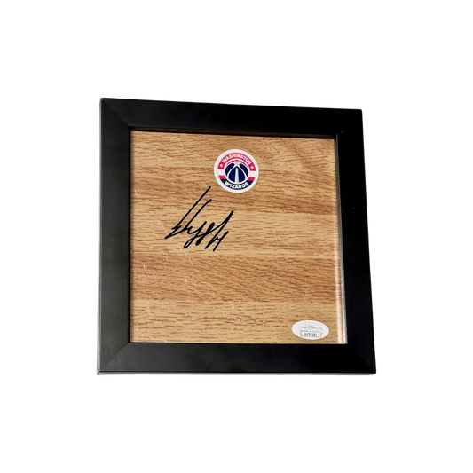 Washington Wizards Kyshawn George NBA signed Rookie Art Frame (180x180mm)