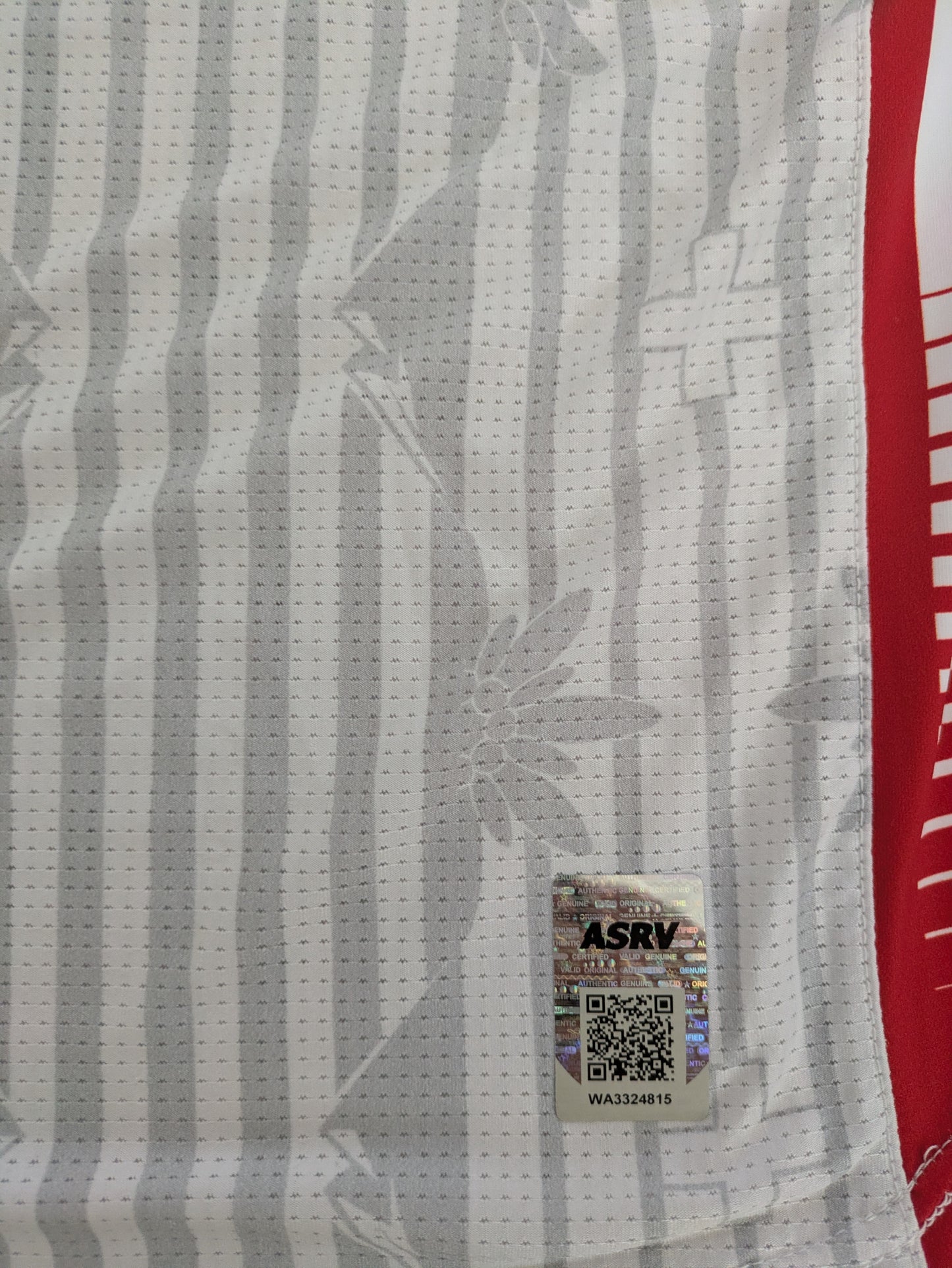 Switzerland National Team Dayan Nessah signed White Basketball Jersey