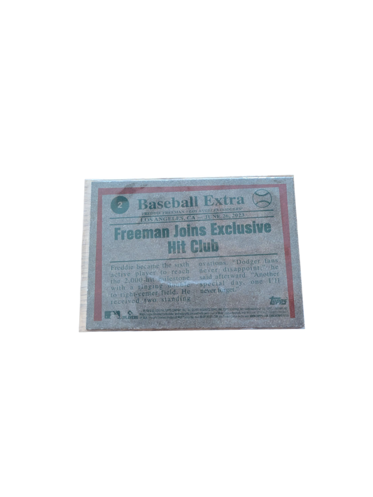 Topps Heritage Los Angeles Dodgers Freddie Freeman 23 Highlights Card