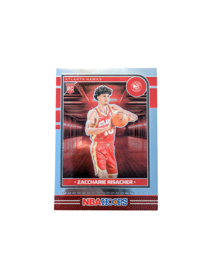 2024 Panini NBA Hoops Atlanta Hawks Zaccharie Risacher #231 Chrome Rookie card