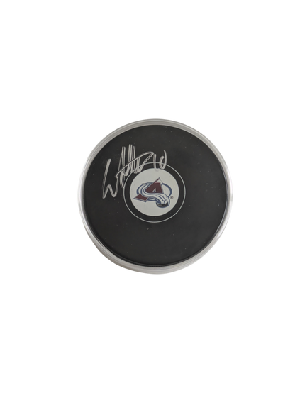 Colorado Avalanche Sven Andrighetto signed NHL Puck