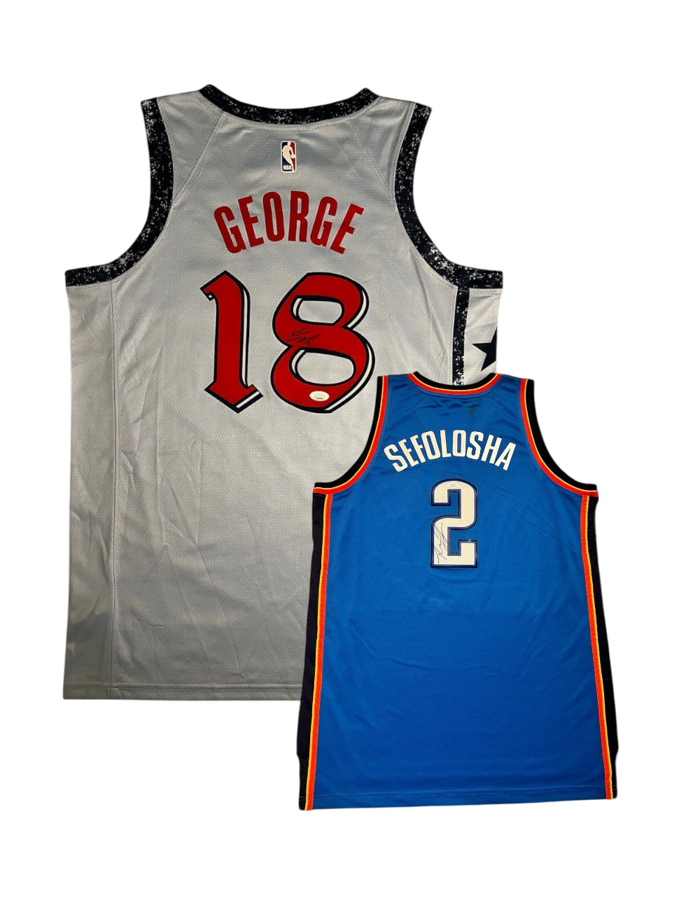 Kyshawn George v Thabo Sefolosha signed Jersey Bundle