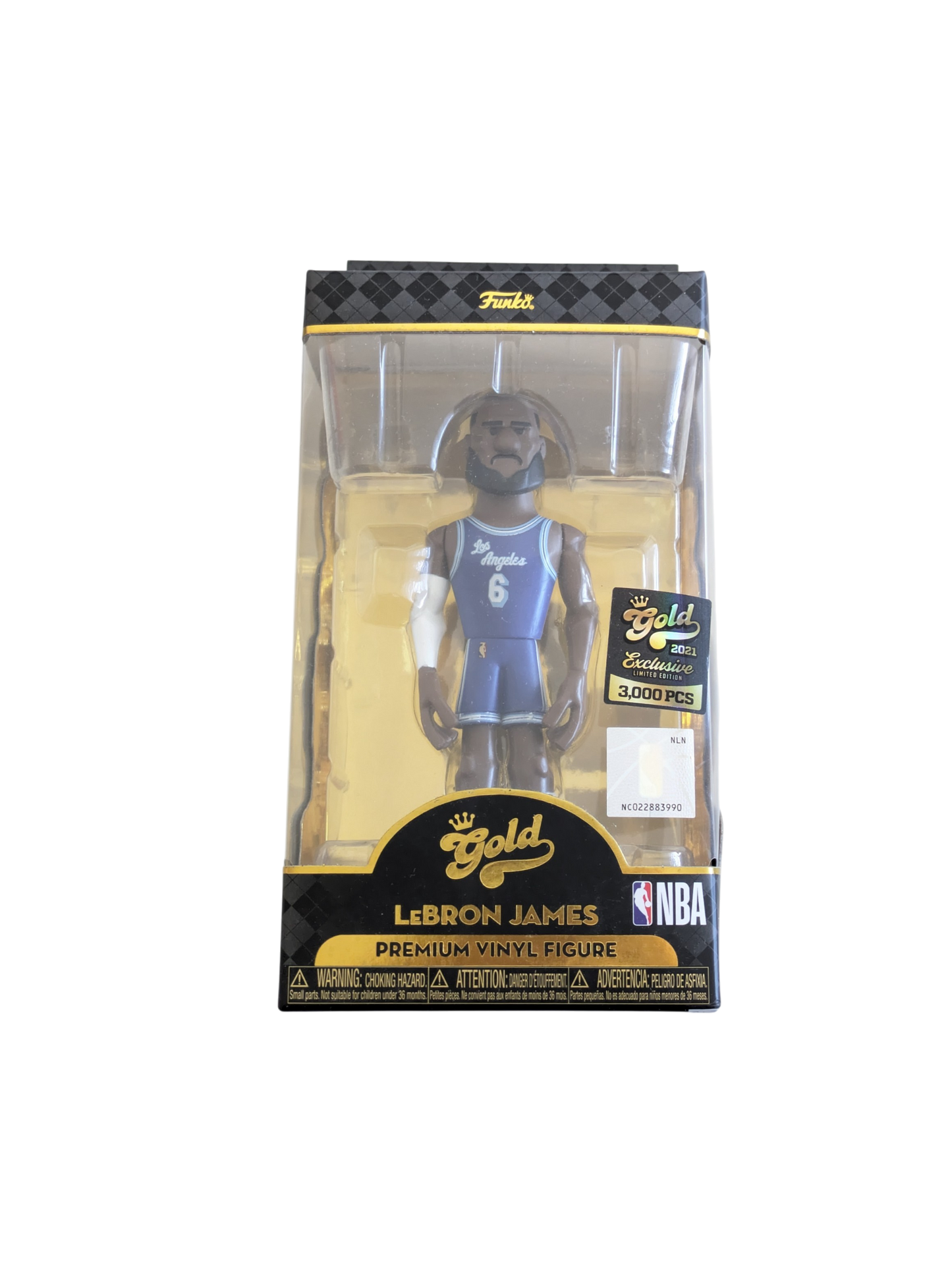 Funko Pop NBA LeBron James Blue Jersey Vinyl  /3000 - Limited Edition Action Figure