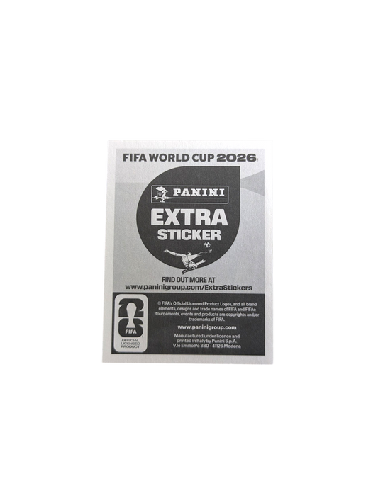 Panini FIFA World Cup 2026 Cristiano Ronaldo Silver - Extra Sticker