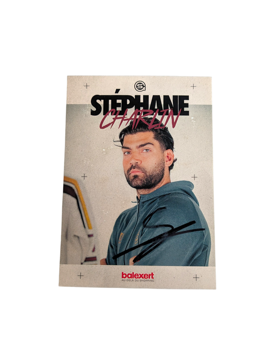 Genève Servette Hockey Club Postcard signed by Stephane Charlin (105x148mm)