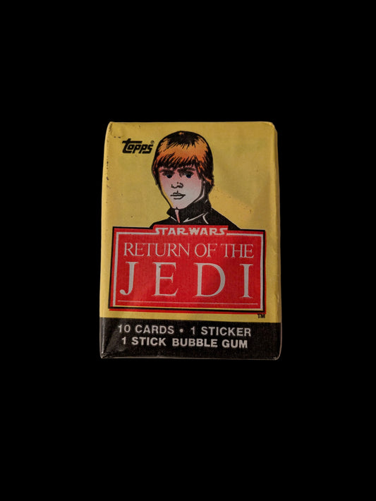 1983 Topps Star Wars Return of the Jedi - Luke Skywalker Cover Pack