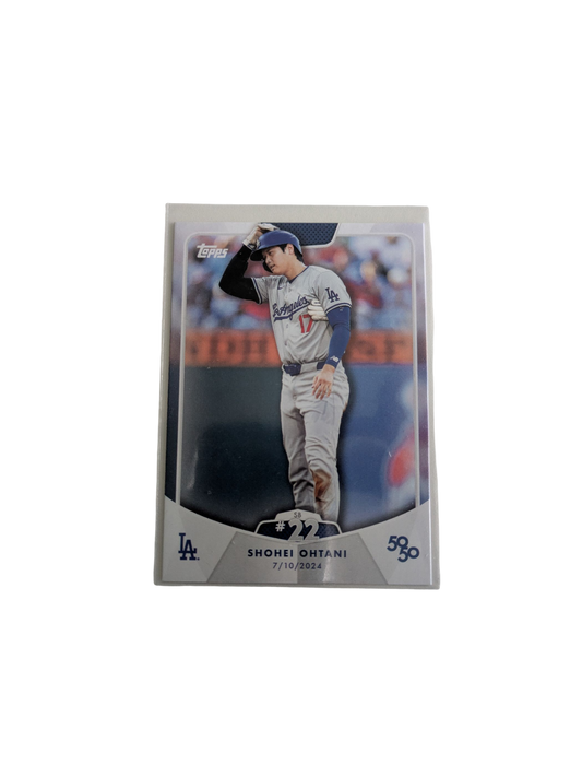 2024 Topps Los Angeles Dodgers Shohei Ohtani 50/50 SB #22 Card