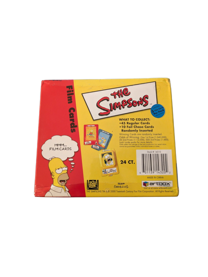 2000 Artbox The Simpsons Film Cards Box