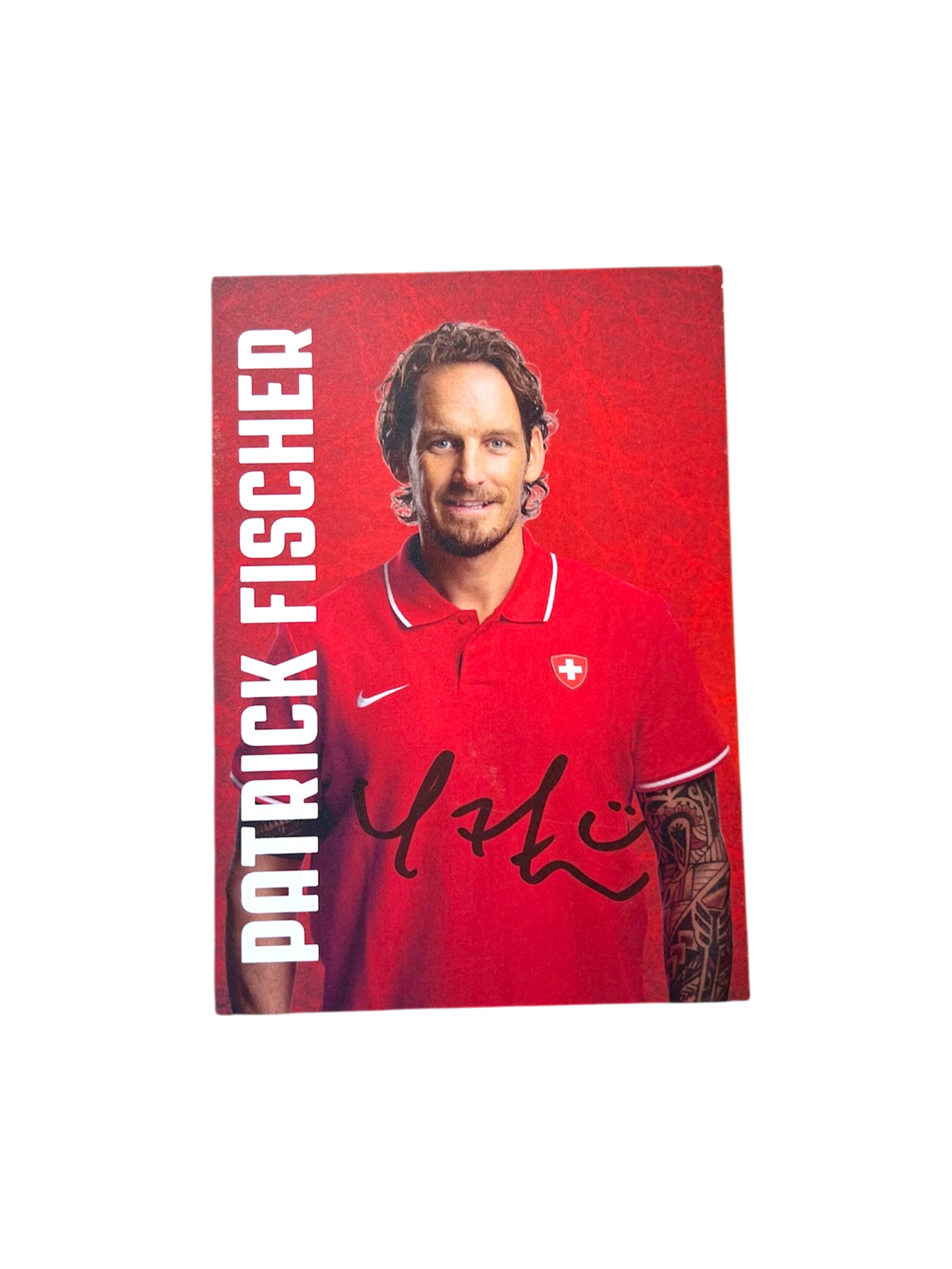 Hockey Postcard signed by Patrick Fischer (105x148mm)