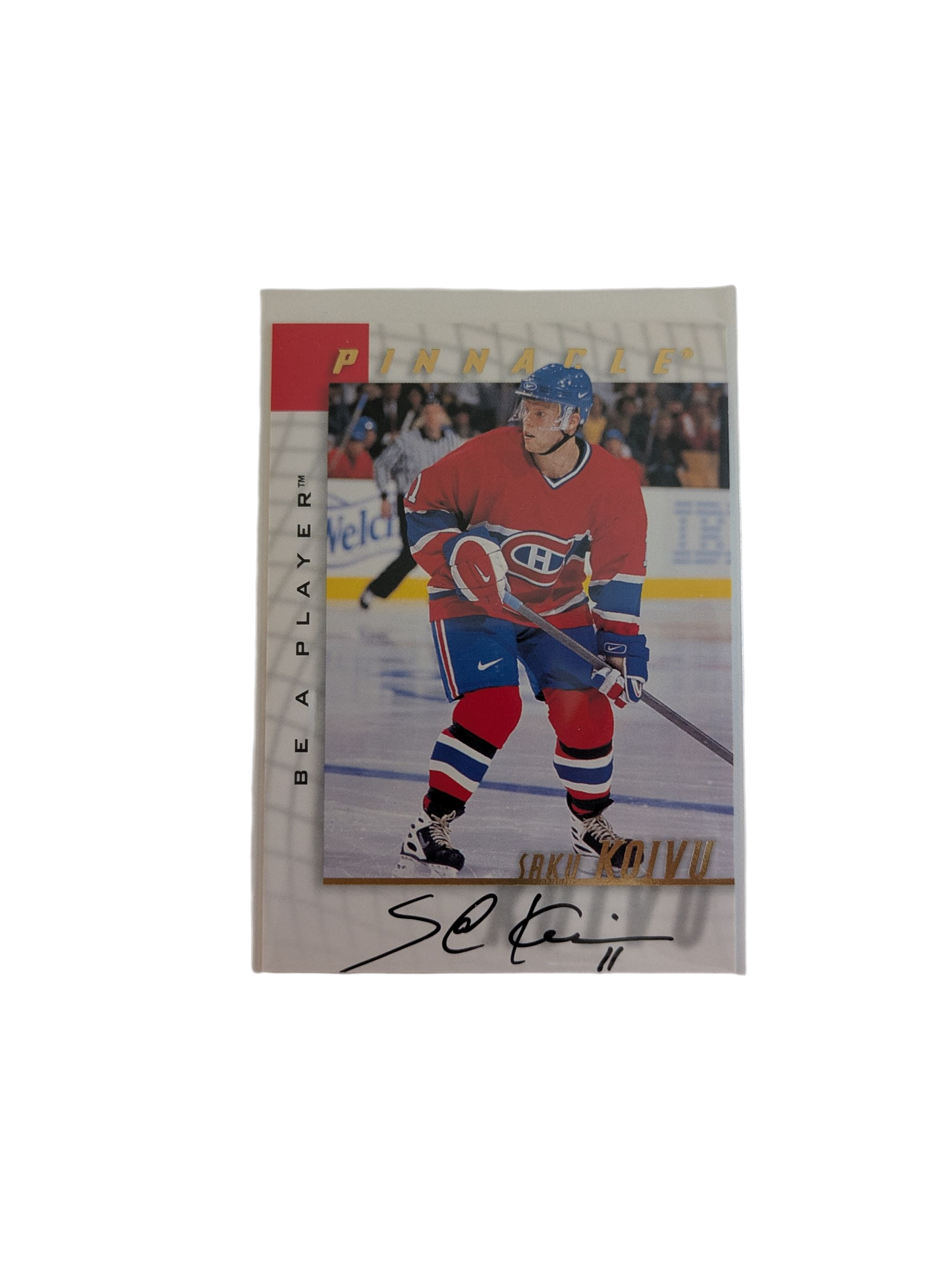 1998 Upper Deck Be a Player Montreal Canadiens Saku Koivu Auto Card