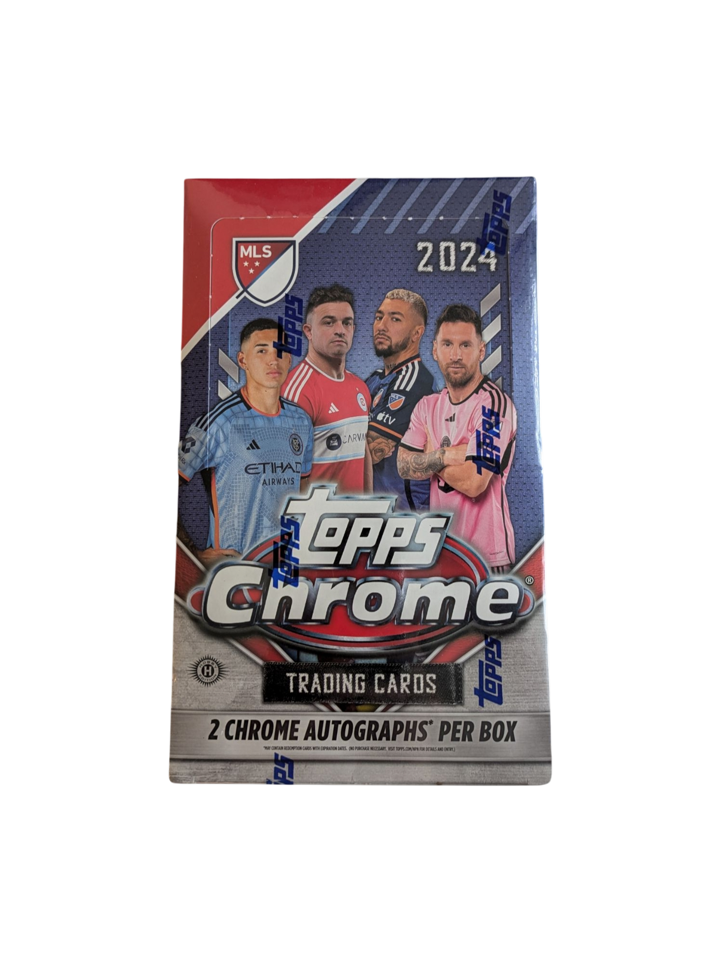 Xherdan Shaqiri MLS signed Football & 2024 Topps Chrome Hobby Box Bundle