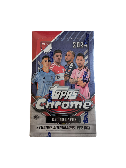 Xherdan Shaqiri MLS signed Football & 2024 Topps Chrome Hobby Box Bundle