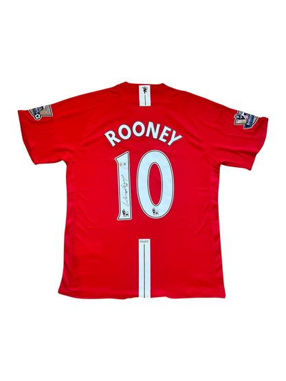 Manchester United Wayne Rooney signed Football Jersey