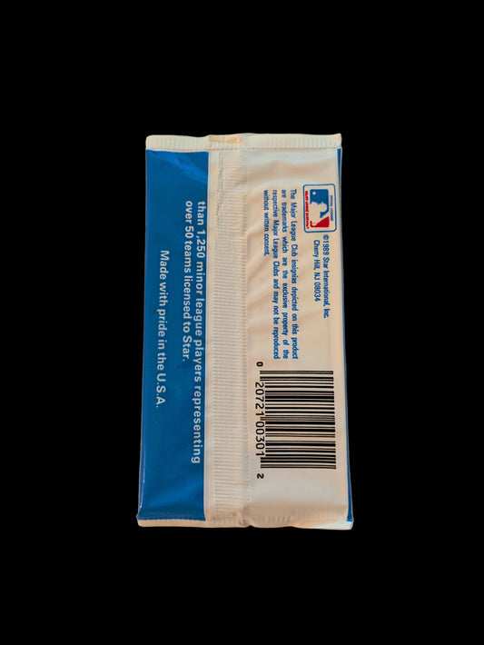 1989 Star Minor League Baseball Series 1 Player Cards Pack